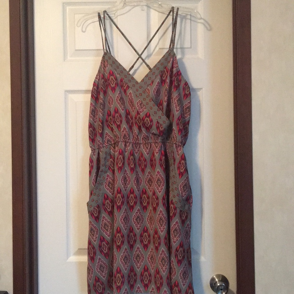 Xhilaration Strappy V-Neck Summer Dress!